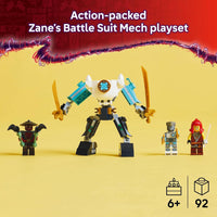 LEGO NINJAGO Zane's Battle Suit Mech Ninja Toy
