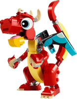Bloques Lego Creator 3 En 1: DRAGÓN ROJO