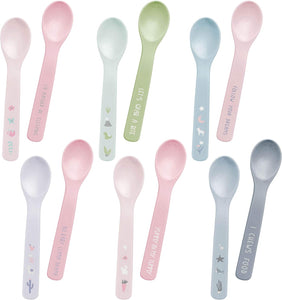 CUCHARAS  de silicona PARA BEBÉ  -  Stephen Joseph