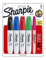 SHARPIE  BLISTER X 5 MARCADORES PERMANENTES FINOS + ULTRA FINO