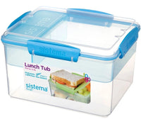 RECIPIENTE VIANDA CON SEPARADOR TO GO 2,3L RECTANGULAR