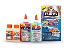 Kit Slime Elmers Colores metálicos