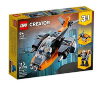 Bloques Lego Creator 3 En 1: Ciberdrón 113 piezas