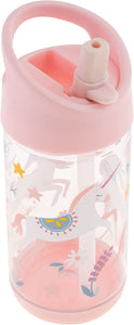 BOTELLA VASO ESCOLAR CON PICO ANTIDERRAME STEPHEN JOSEPH- UNICORNIO